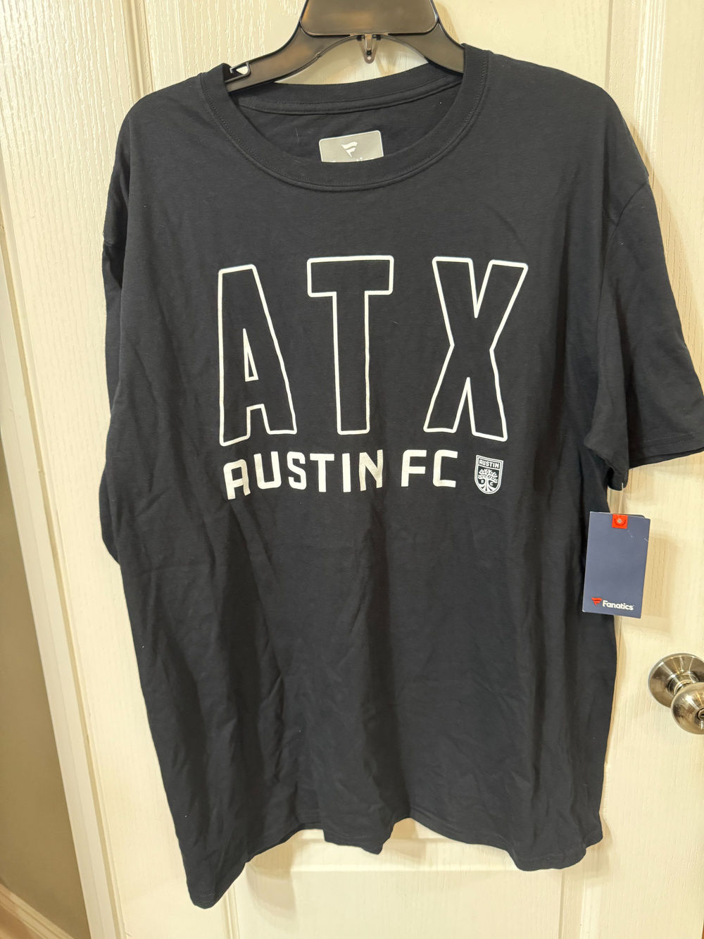 FANATICS ATX AUSTIN FC MEN'S BLACK TEE Size XL